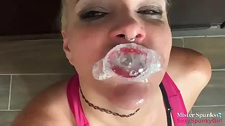 Blowing Cum Bubbles Before Swallow &sol; featuring Mutinous Beastlike