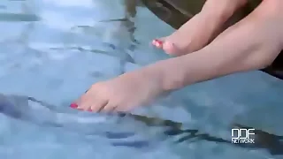 Splish Splash&colon; Wet Pole Dance And Dildo Masturbation